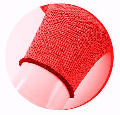 Verken Red Latexové rukavice veľkosť 9 - L 1 pár