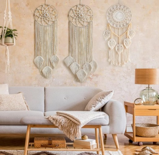 Základňa lapača snov Macrame RING 10 KS Ozdobný krúžok Rôzne veľkosti
