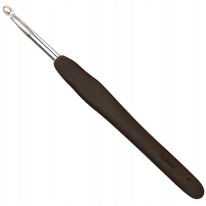 ERGONOMICKÝ Háčik na háčkovanie so silikónovou rúčkou 5,5 mm