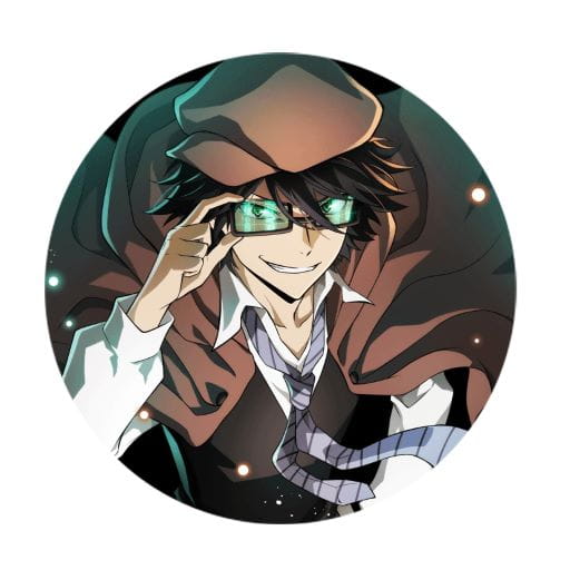 Bungou Stray Dogs Ranpo 58mm anime odznak