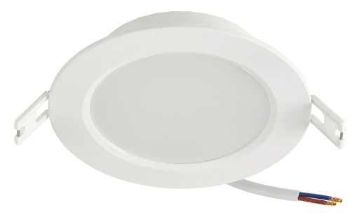 LED stropné svietidlo, zápustné, zápustné, 6W, 660lm, 4000K, biele