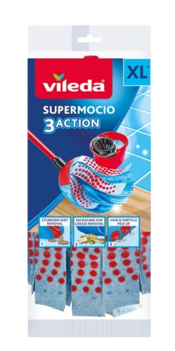 Náplň do prúžkového mopu Vileda 3Action Velor XL SuperMocio