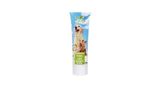 Lovi Dog Pate pre psov tuba králik 90 g