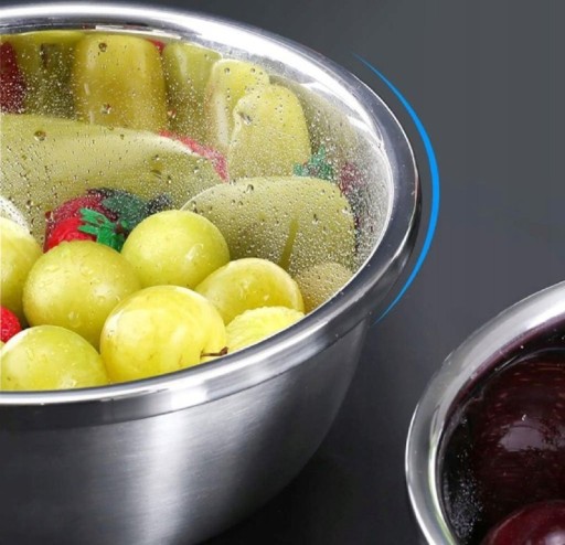 OCELOVÁ MISKA 18 CM MALÝ PEVNÝ GASTRONOMICKÝ KUCHYŇSKÝ NEREZ