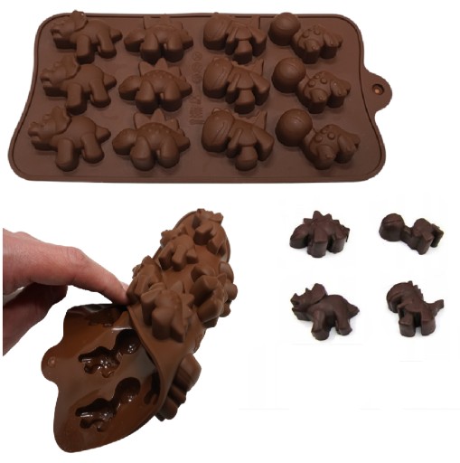 SILIKÓNOVÁ FORMA DINOSAURS DINO ŽELÉ