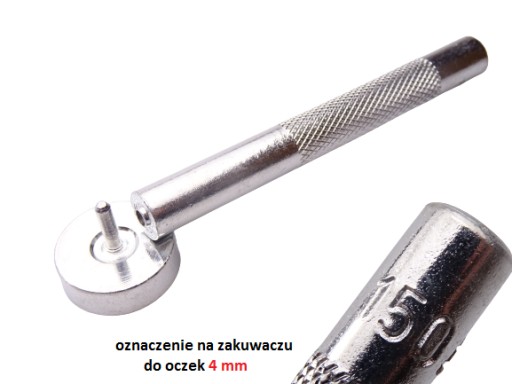 Krimpovačka, lis na kožu pre 4 mm oká