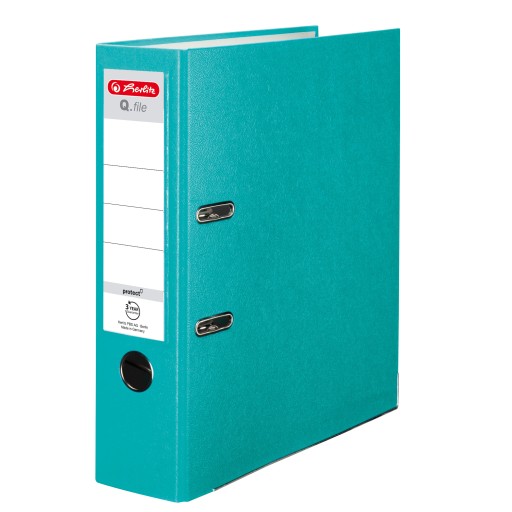 HERLITZ zakladač Q.FILE A4 8CM ŠIROKÝ TYRKYS