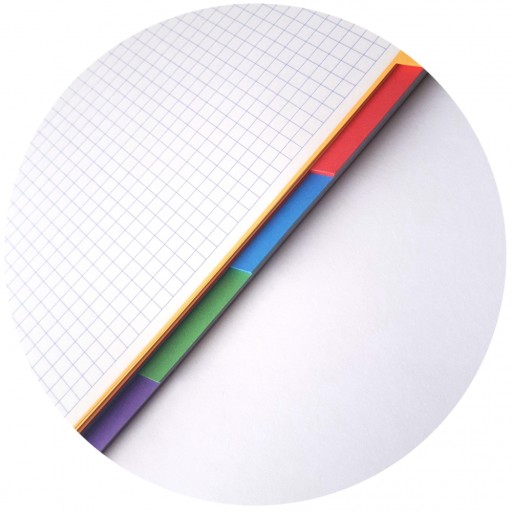 ŠKOLSKÝ ZÁPISNÍK so ŠPIRÁLOU A5 Top 2000 100k strana KOŁONOTES s priehradkami