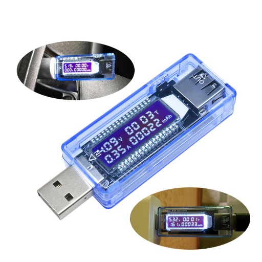 METER VOLTMETER USB AMPÉRMETER TESTER NAPÄŤOVÉHO PRÚDU