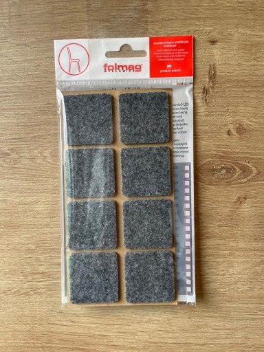 Samolepiaca plstená podložka 38x38mm 8 ks
