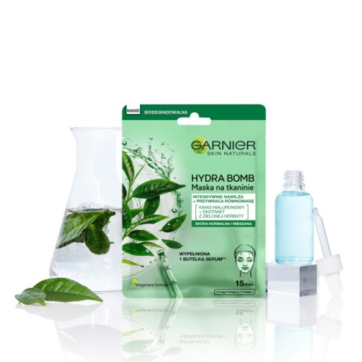 GARNIER Hydra Bomb maska s kyselinou hyalurónovou 28g