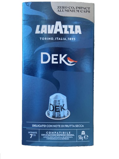 Nespresso Lavazza kapsuly bezkofeínovej kávy x10