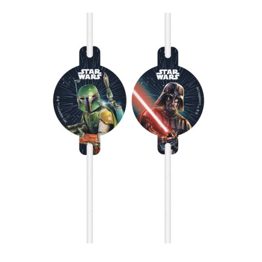 STAR WARS SLAMKY S NARODENINOVÝM MEDAILÓNOM 4 KS.