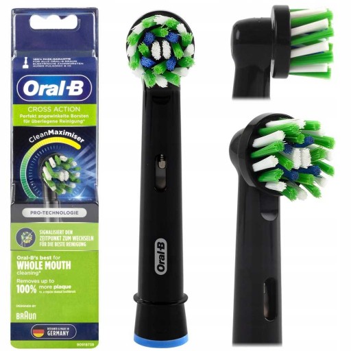 1x Kefková HLAVA BRAUN ORAL-B CROSS ACTION EB50 ORIGINÁL