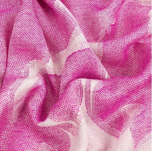 PLIENKA BAMBUSOVÁ 75X75 ZVIERATKA MAGENTA