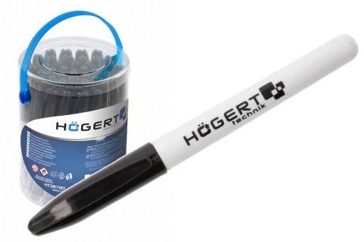 Permanentný čierny vodotesný fix Hogert 1 ks.