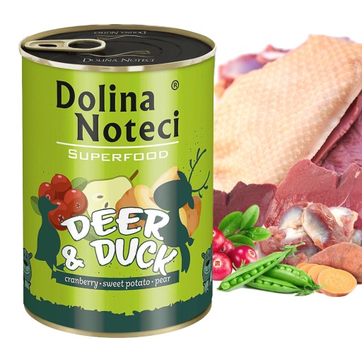 DOLINA NOTECI SUPERFOOD Krmivo pre psov Jeleń 400g