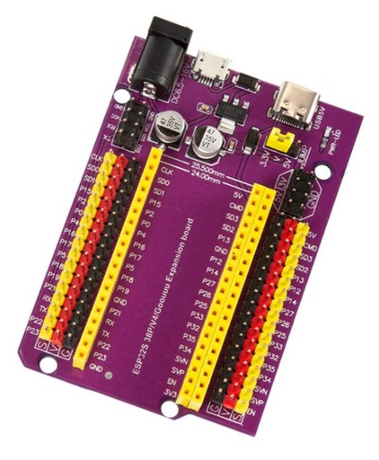 PROTOTYPOVÁ DOSKA PRE ESP32 USB-C USB MICRO SHIELD EXTENSION BOARD