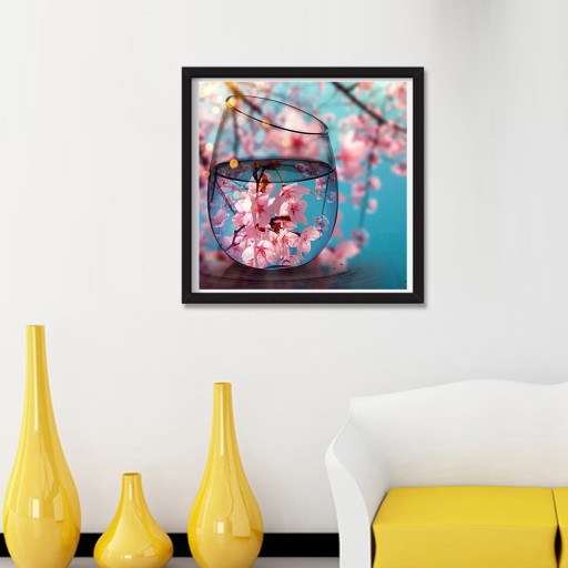 Sada na 5D diamantové maľby - Peach Blossom