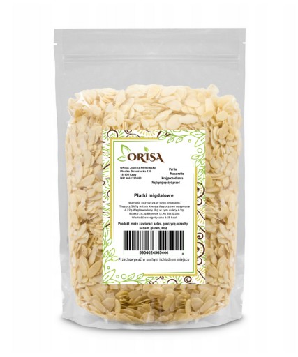 MANDĽOVÉ VLOČKY 250g Mandľové lupienky 250g