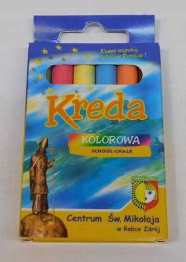 BEZPRACHOVÁ KRIEDA NA TABULE, ŠKOLSKÉ FAREBNÉ KRIEDY
