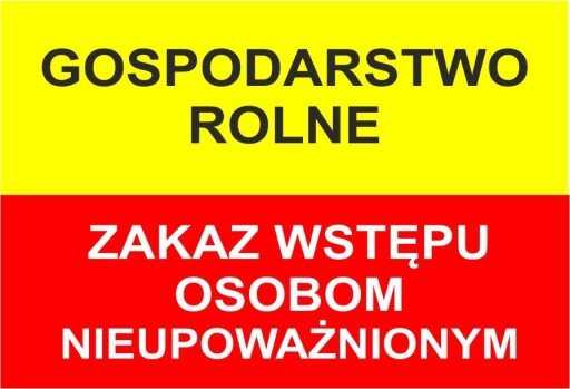 č.8 POĽNOHOSPODÁRSKA FARMA Zákaz vstupu TABUĽKA
