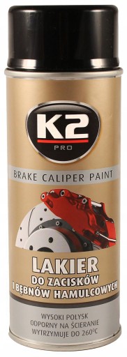 K2 BRZDOVÝ STRMEN ČIERNA FARBA 400ml