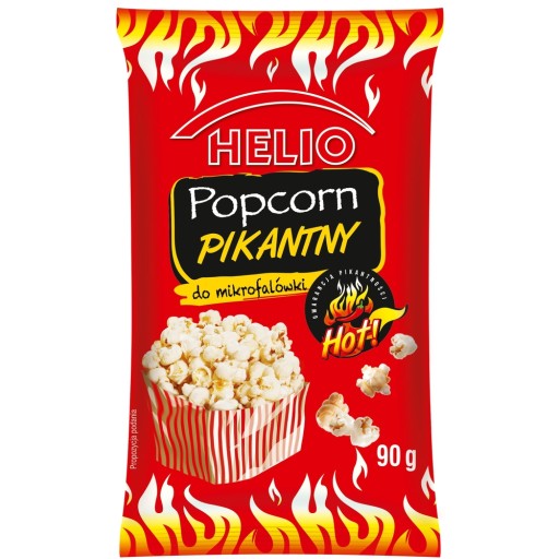 HELIO Popcorn do mikrovlnky PIKNUTÉ 90 g