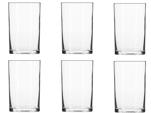 Krosno klasické poháre na kávu a čaj 250ml, 6ks