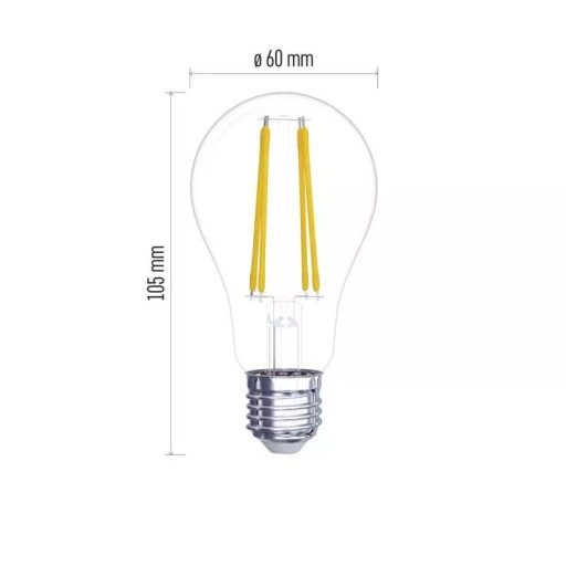 LED FILAMENTOVÁ ŽIAROVKA EMOS E27 5,9W 806lm 4000K