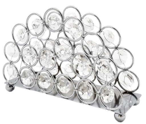 Stojan na obrúsky GLAMOUR S01 SILVER Stojan na obrúsky