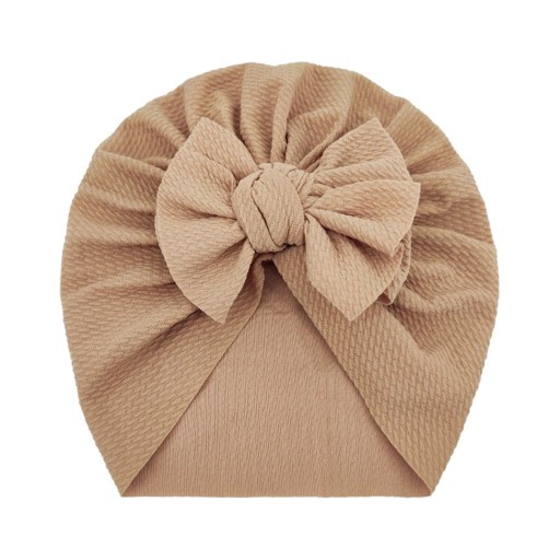Detský turban s mašľou, dievčenská čiapočka