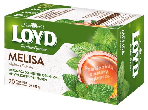 Bylinný čaj Medovka z poľských byliniek 20 vrecúšok podporuje zaspávanie LOYD