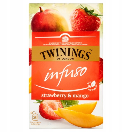 Twinings Infuso Jahodový mangový čaj 20 kusov