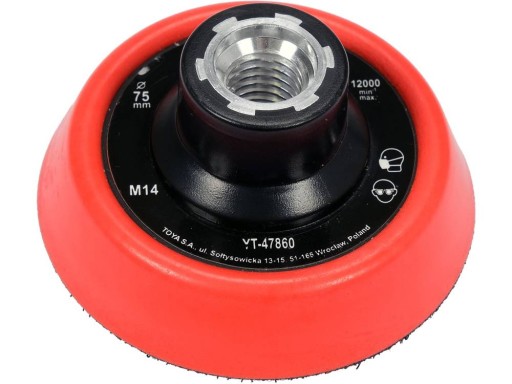MONTÁŽNY DRŽÁK YATO M14 SO VELCRO 75MM