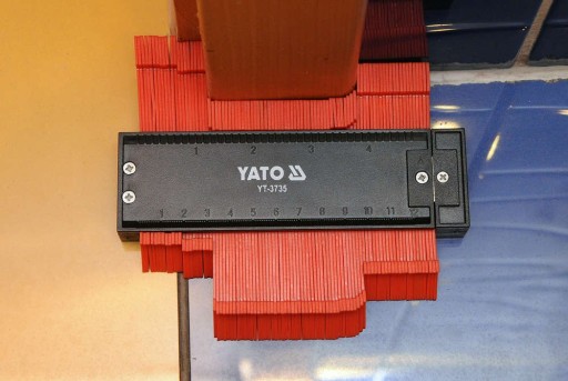 ŠABLÓNA TVAROV PROFILU 125mm ŠABLÓNA YATO