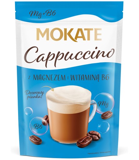CAPPUCINO Mokate S HORČÍKOM Vrecúško horčíka 110g