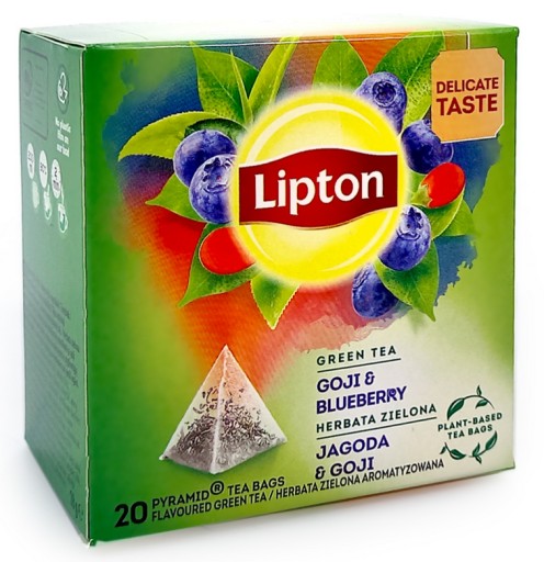 Zelený bobuľový čaj s GOJI Fruit Lipton 20 pir