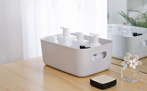 NÁDOBNÝ KOŠÍK JOY organizér na korenie 23x15,5x10 BIELY