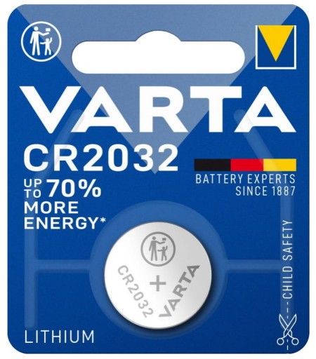 Lítiová batéria CR2032 VARTA - 1 ks