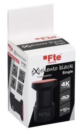 SINGLE FTE eXcellento BLACK satelitný konvertor