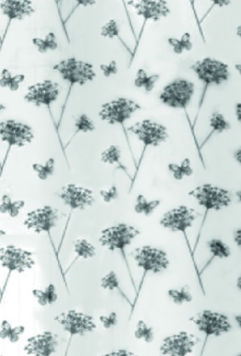 Sprchový záves Bisk Butterflies 180 x 200 cm FLOS