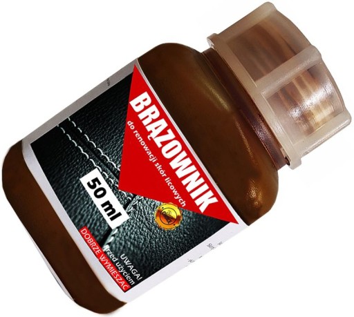 RENOVAČNÁ FARBA NA KOŽU HNEDÁ 50 ml
