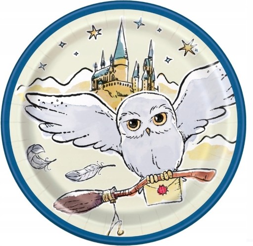 Harry Potter Rokfortské papierové taniere 18 cm 8 kusov