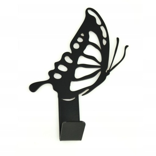 VEŠIAK NA UTERÁK Šaty Single Butterfly Háčik BLACK Loft