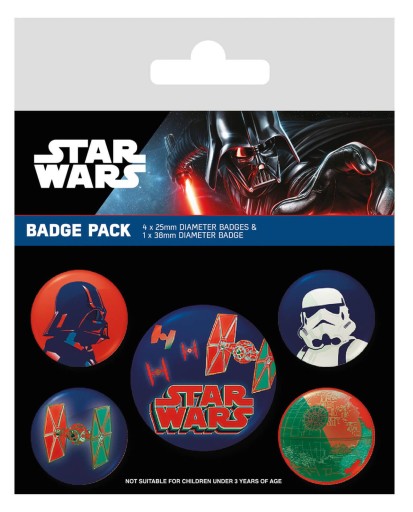 Digitálne ihlice do batohu Star Wars, sada 5 kusov