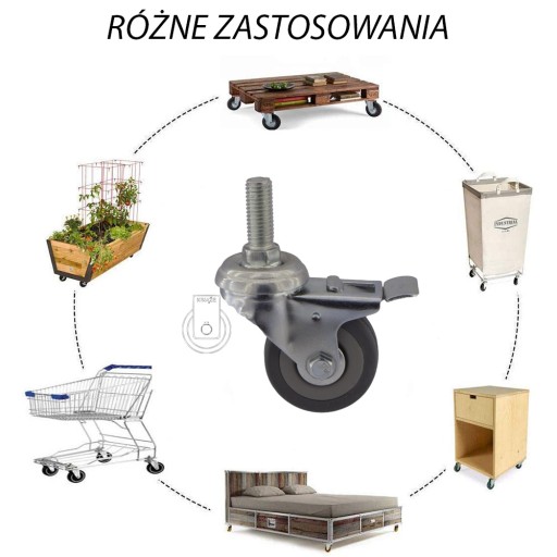 Circle fi 50 vozík policová skrinka stolík 7PPGUM50