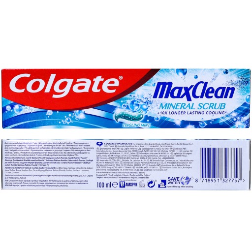 COLGATE MAX CLEAN MINERÁLNA ČISTIACA ZUBNÁ PASTA 100