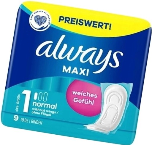 VŽDY MAXI podložky bez krídel 9 ks