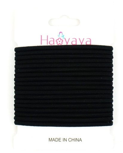 BLACK SILNÉ TENKÉ VLASOVÉ GUMIČKY SET 18